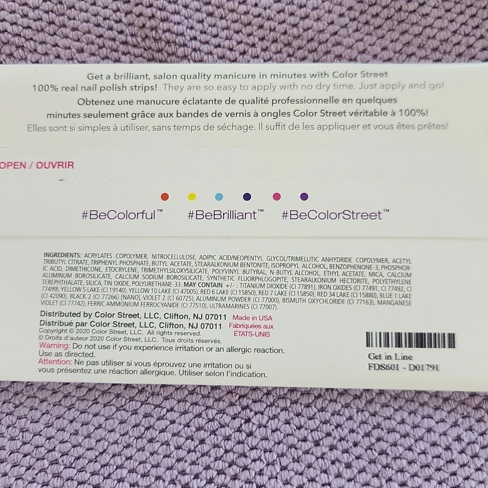 Color Street Get In Line - Picture 3 of 3